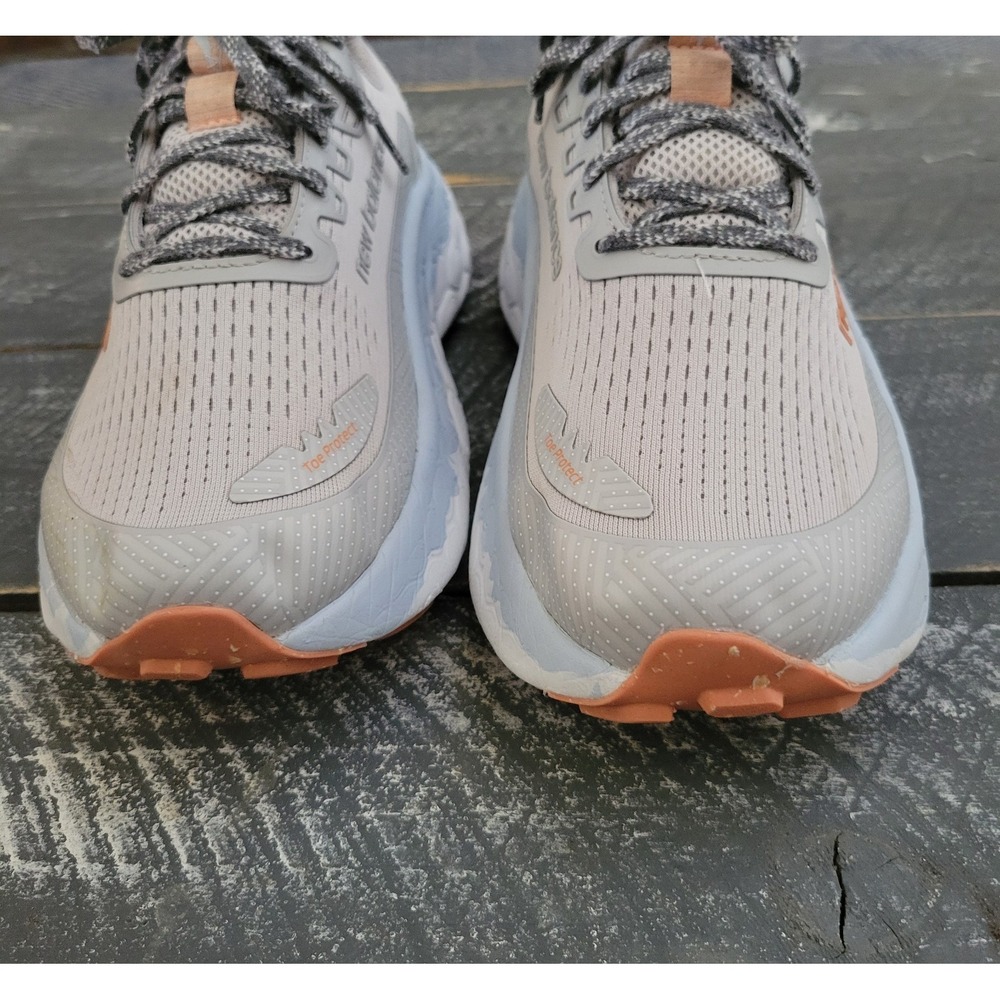 New Balance Gray and Pink Athletic Shoes - Picture 6 of 8